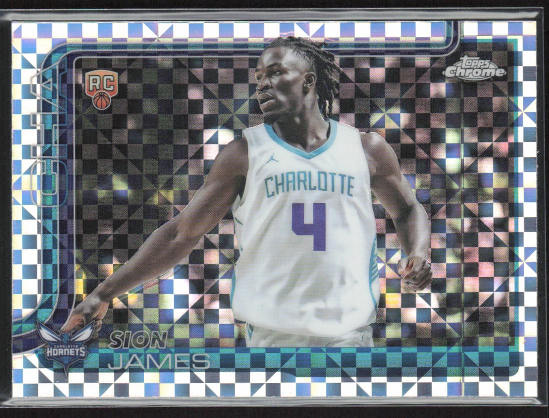 2025-26 Topps Chrome #283 Sion James X-Fractor