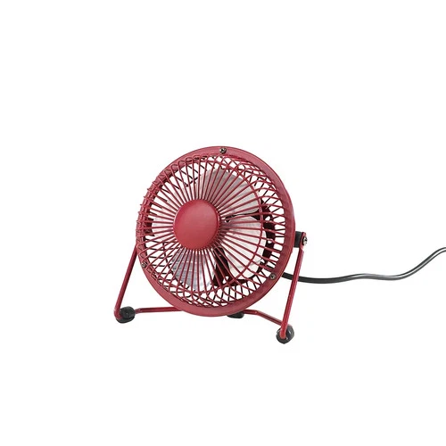 NEUF mini ventilateur USB rouge diamètre 10 cm 4 watts