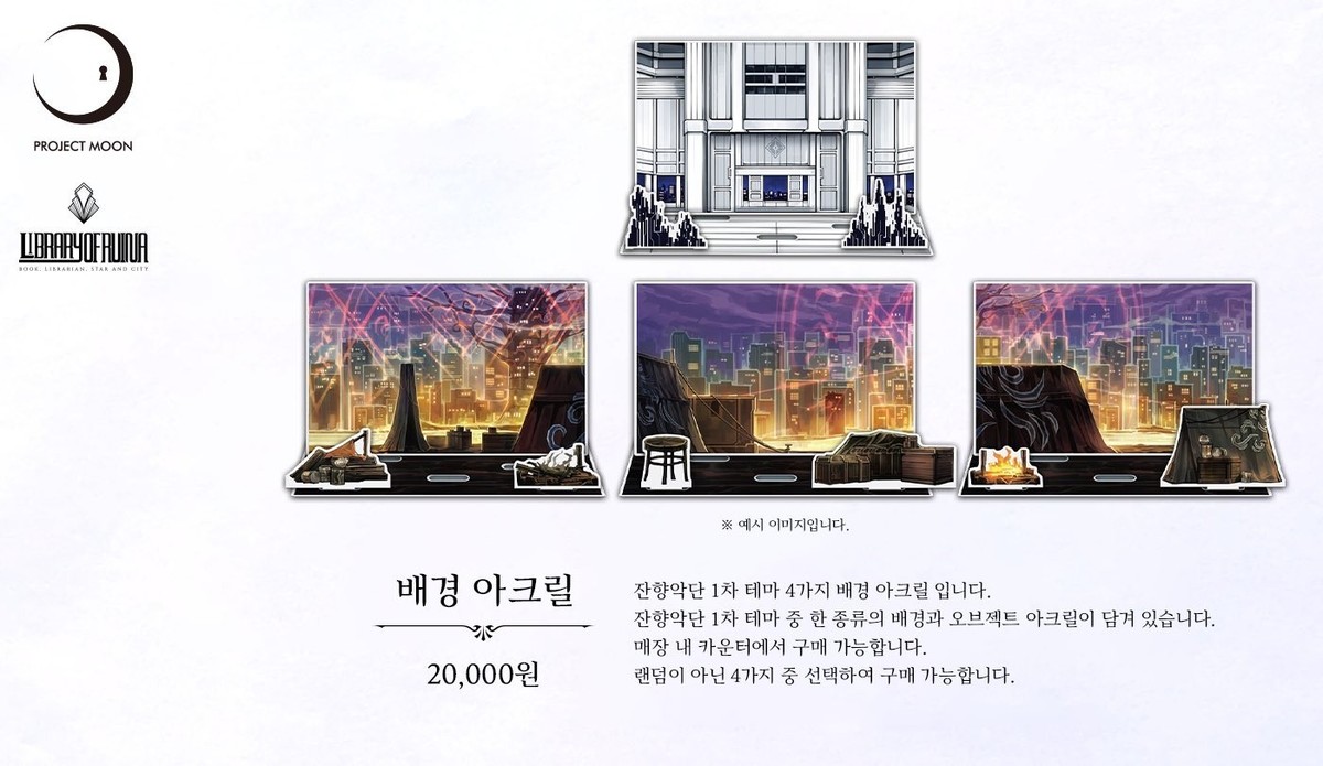 2025 Project Moon Library of Ruina Reverberation Ensemble Acrylic