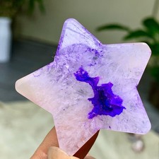 27G Natural beautiful heart-shaped agate crystal cave super large gem