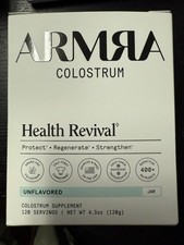 ARMRA Colostrum Powder Health Revival Unflavored 120 Servings SEALED, EXP 2027