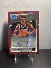 2020 Donruss Choice Red Signatures /99 Devin Vassell Rookie Auto RC