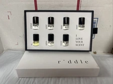 RIDDLE 7 Piece Sampler Set: Original, Ex, Santal, Voyeur, Muse, Poppy, Sphinx