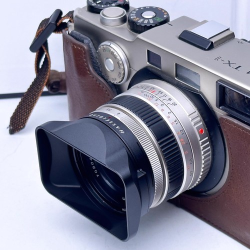 Black Lens Hood with Cover Aluminum Lens Hood For Hasselblad Xpan Fujifilm TXp9 - Picture 8 of 10