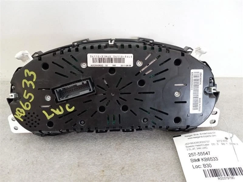 Speedometer AWD Fits 11-12 SX4 SUZUKI  2.0L,AT; 34K  Foto 3 de 4