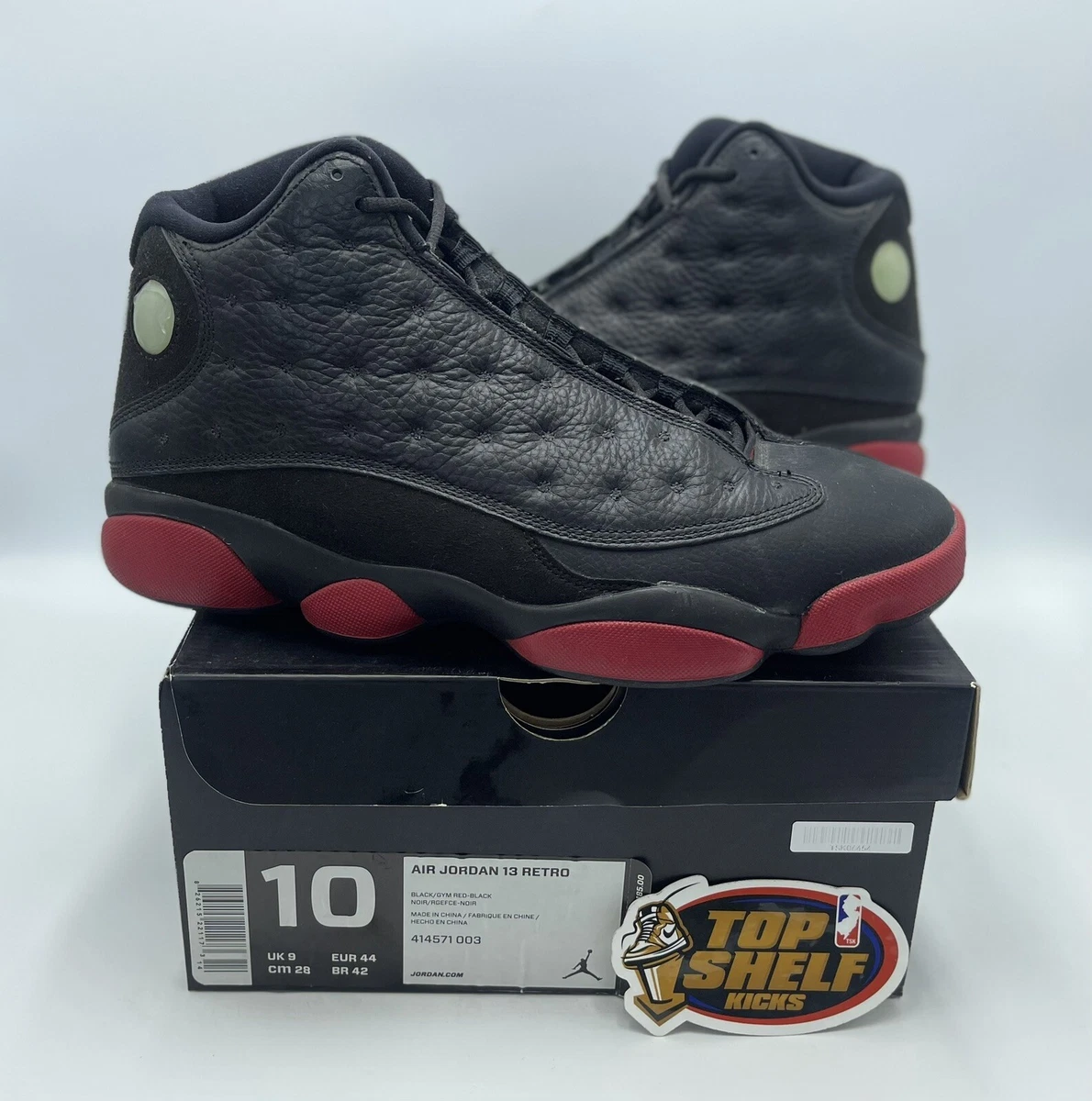 Nike Air Jordan Retro 13 Dirty Bred 2014 Size 10 Authentic Basketball Trainer