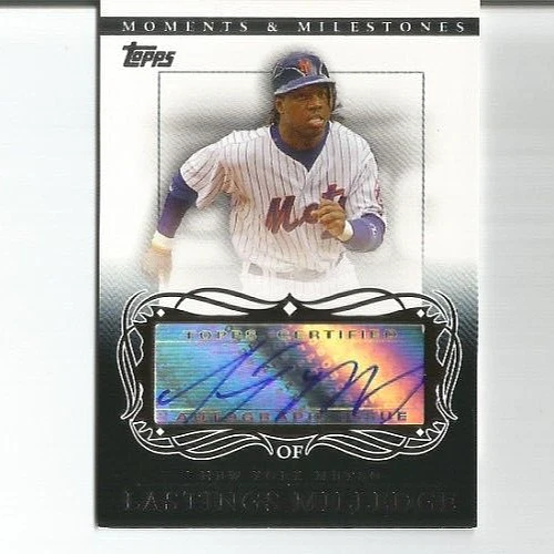 2007 Topps Moments & Milestones LASTINGS MILLEDGE Autograph Auto #MA-LM