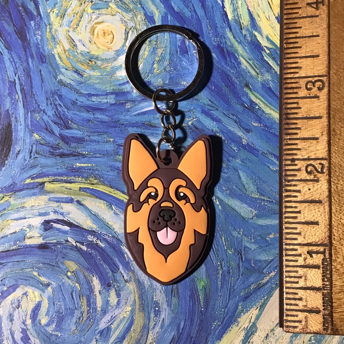 German shepherd shop keychain