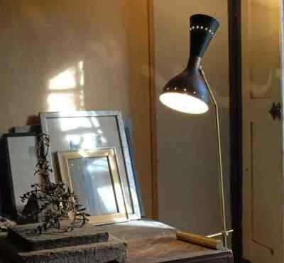 Counterbalance Brass Desk Lamp Mid Century Handmade Adjustable Italian Lamps