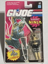 Figura GI Joe Ninja Force Storm Shadow Hasbro 1992 Nuevo Español