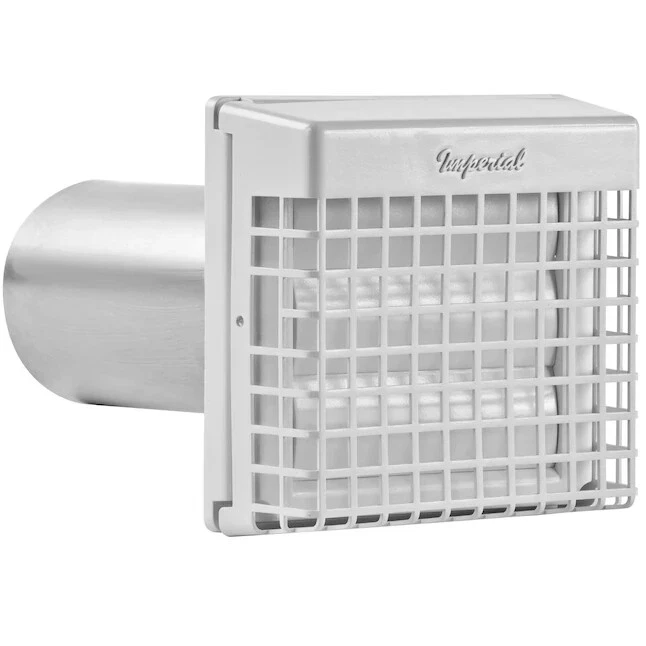 Imperial 4 in dia Plastic Louvered with Guard Dryer Vent Hood eBay