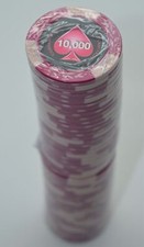 Poker Chips (50) Tournament NCV $10000 14 gram Clay Composite