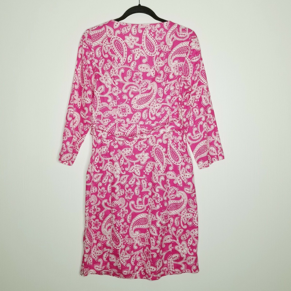 chinese dress ladies Mollie Linen Shirt Dress-Pink Punch Gingham
