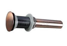 Basin Red Copper Sink Drain Pop Up Waste Vanity Non-Overflow Drainer wsd052