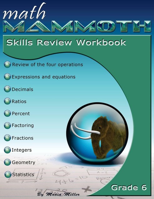 Math Mammoth Grade 6 Skills Review Workbook von Maria Miller (2019 ...