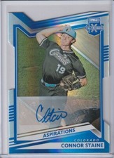CONNOR STAINE 2022 Elite Extra Edition Aspirations 19/47 AUTO ROCKIES