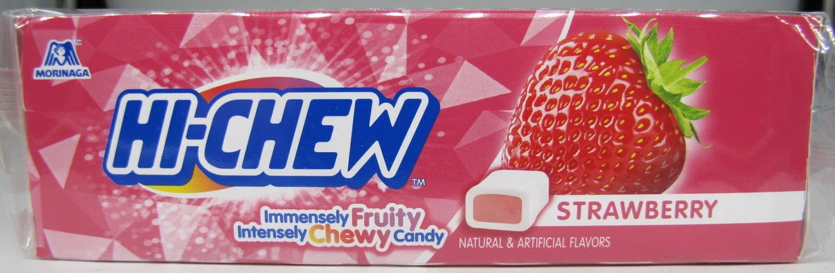 Hi Chew Strawberry Fruit Chews Candy 15 Packs Japanese Chewy
