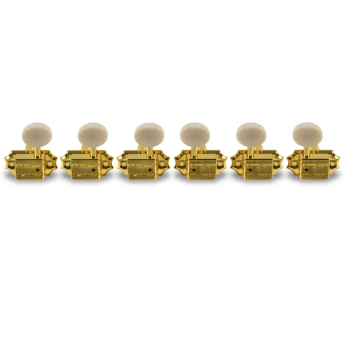 Kluson 3+3 Vintage Diecast Tuners Gold Fit Gibson Eastman KVD-3-GPDR