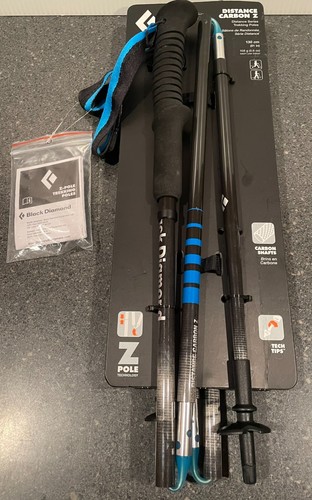 Black Diamond Distance Carbon Z 100 - 130 cm folding Trekking Hiking Poles NEW