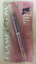 Vintage Flame Glow Eyeliner! Define & Dazzle Dou! Unique old hard to find Item! 