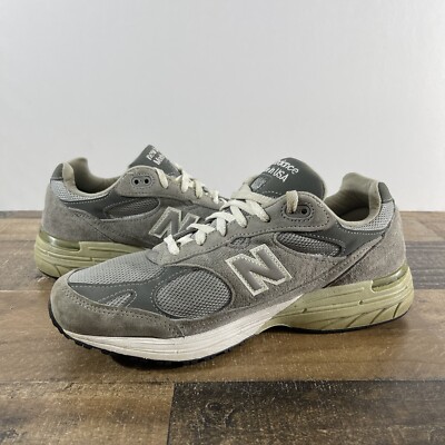 New Balance 993 Made In USA Size 8.5 Mens 4E Wide Grey White New Balance 993 Made In USA Size 8.5 Mens 4E Wide Grey White