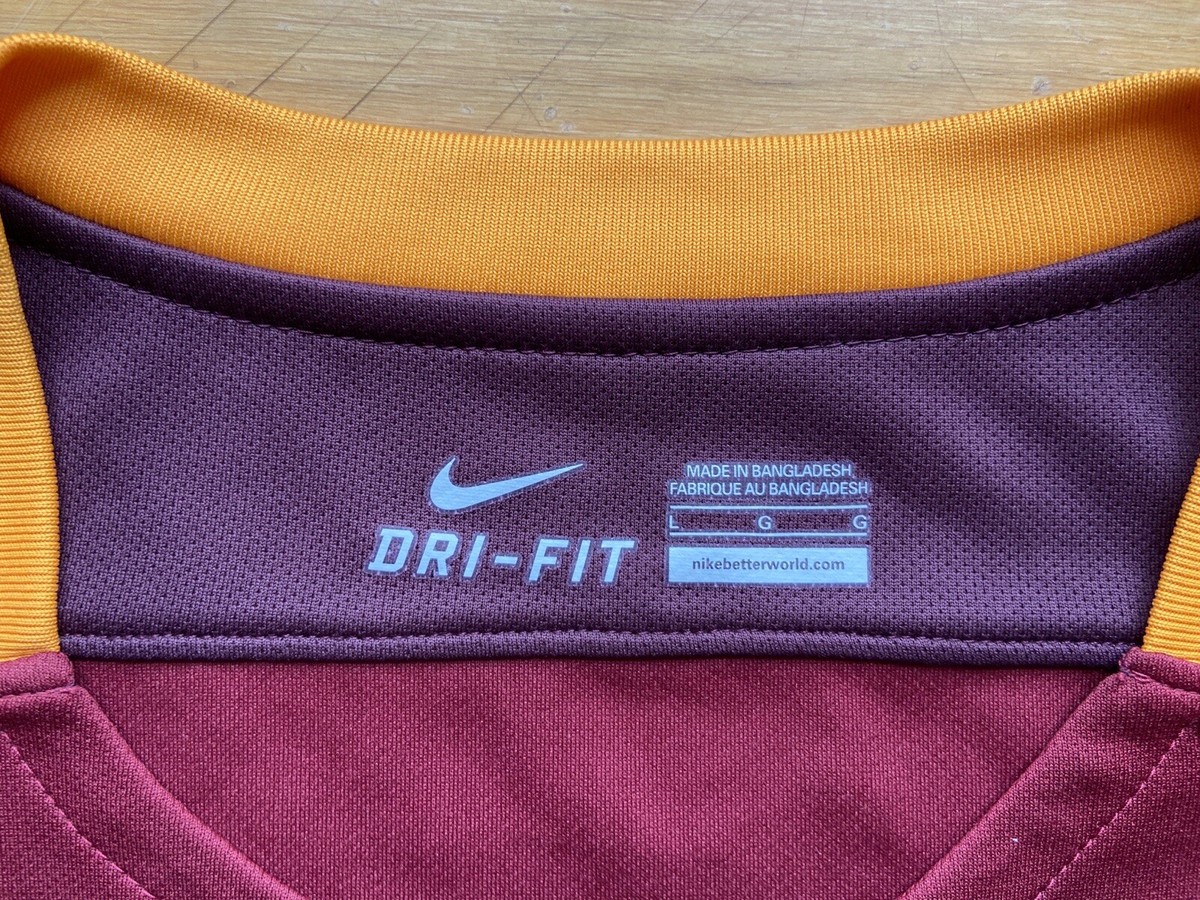 ROMA 2015 2016 HOME SHIRT JERSEY PANTS NIKE 658924-678 sz L #10