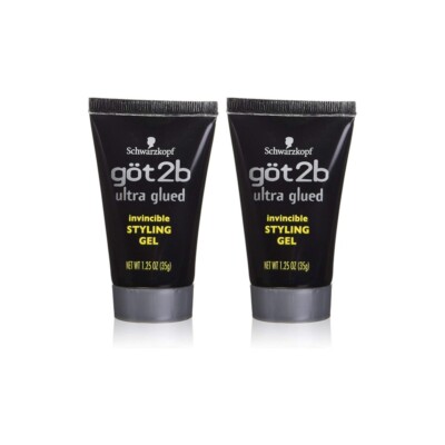 Got 2b Ultra Glued Invincible Styling Gel 1.25 Ounce 2 Pack