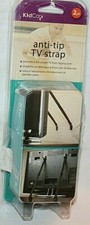 KidCo Anti-Tip TV Strap  Black  2 Pack