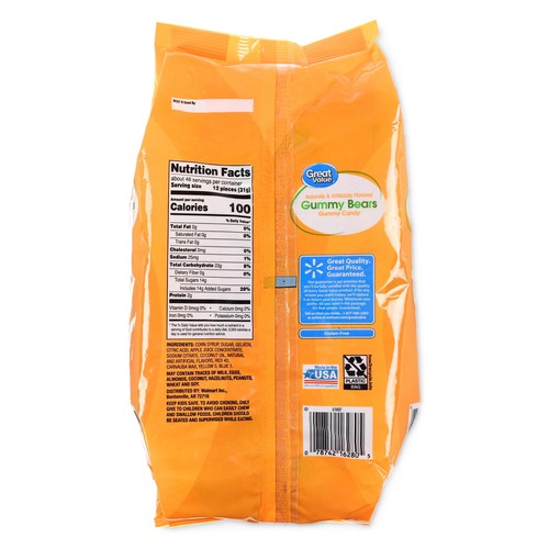 Great Value Gummy Bears Candy, 52 oz,New - Picture 8 of 10