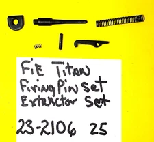 FIE EXCAM TITAN  25 CAL GUN PARTS FIRING PIN + EXTRACTOR  PARTS  #23-2106