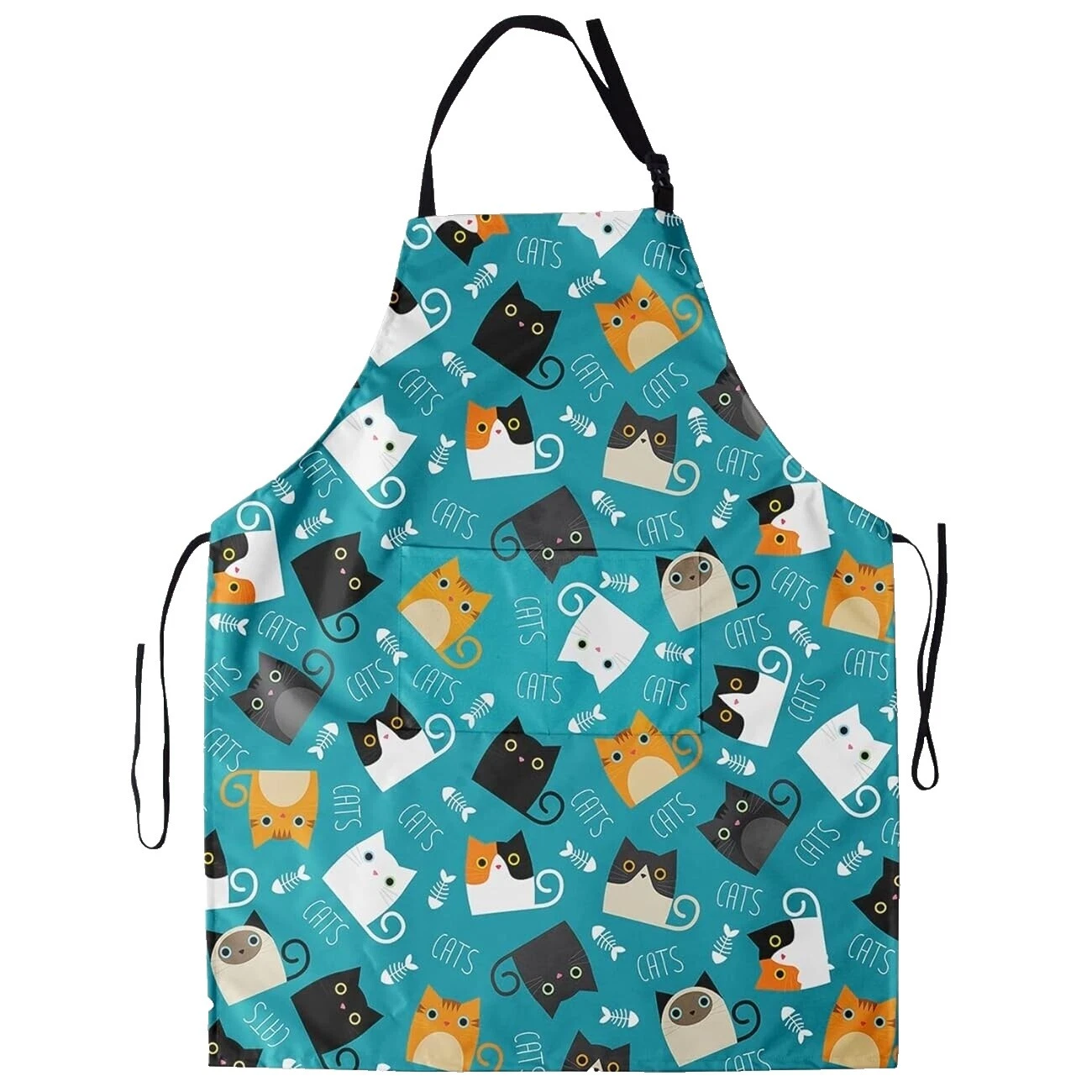 Polyester Blend Animal Print Kitchen Aprons