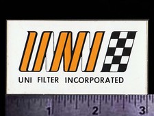 Uni Filter Inc Orig. Vintage 70s 80s Racing Decalsticker Motorcycle Motocross