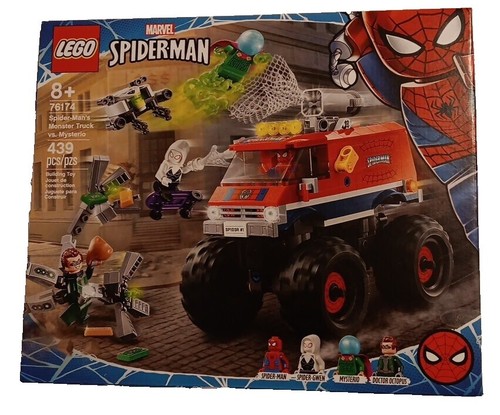 LEGO 76174 Spider-Man's Monster Truck vs Mysterio Spider-Gwen Dr