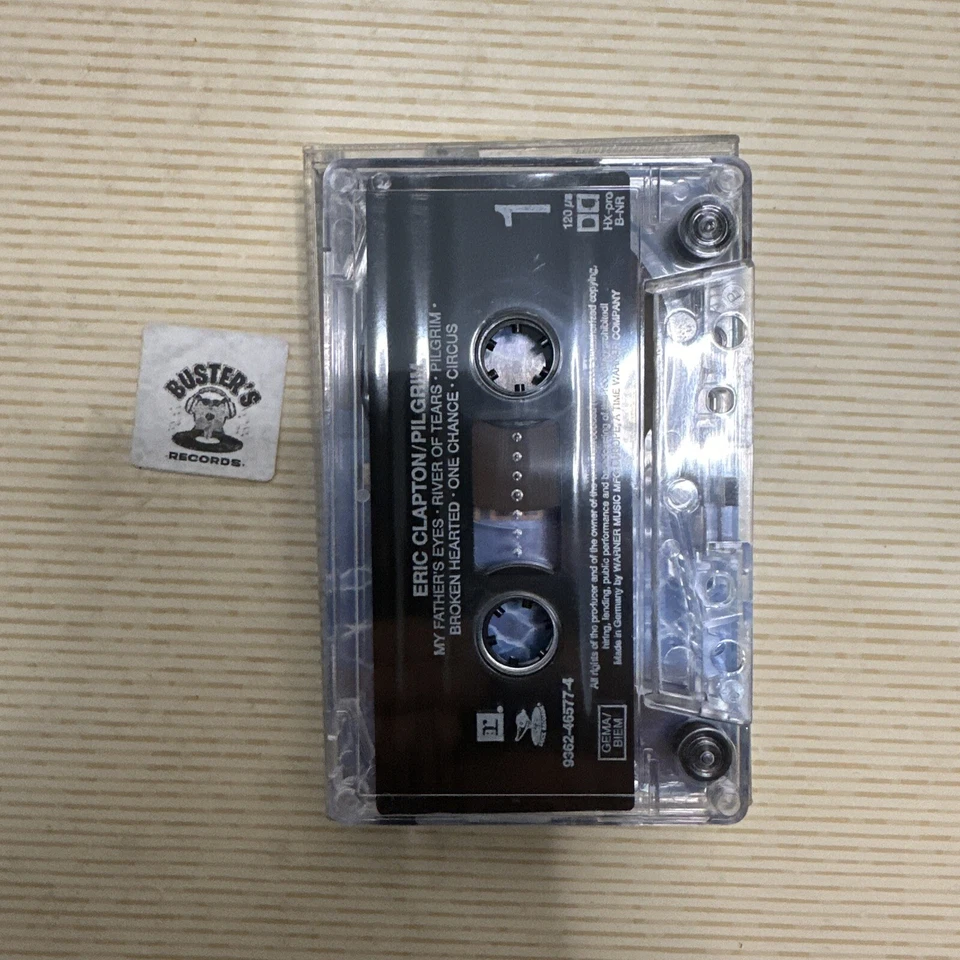 ERIC CLAPTON - PILGRIM CASSETTE TAPE - Image 3 of 4