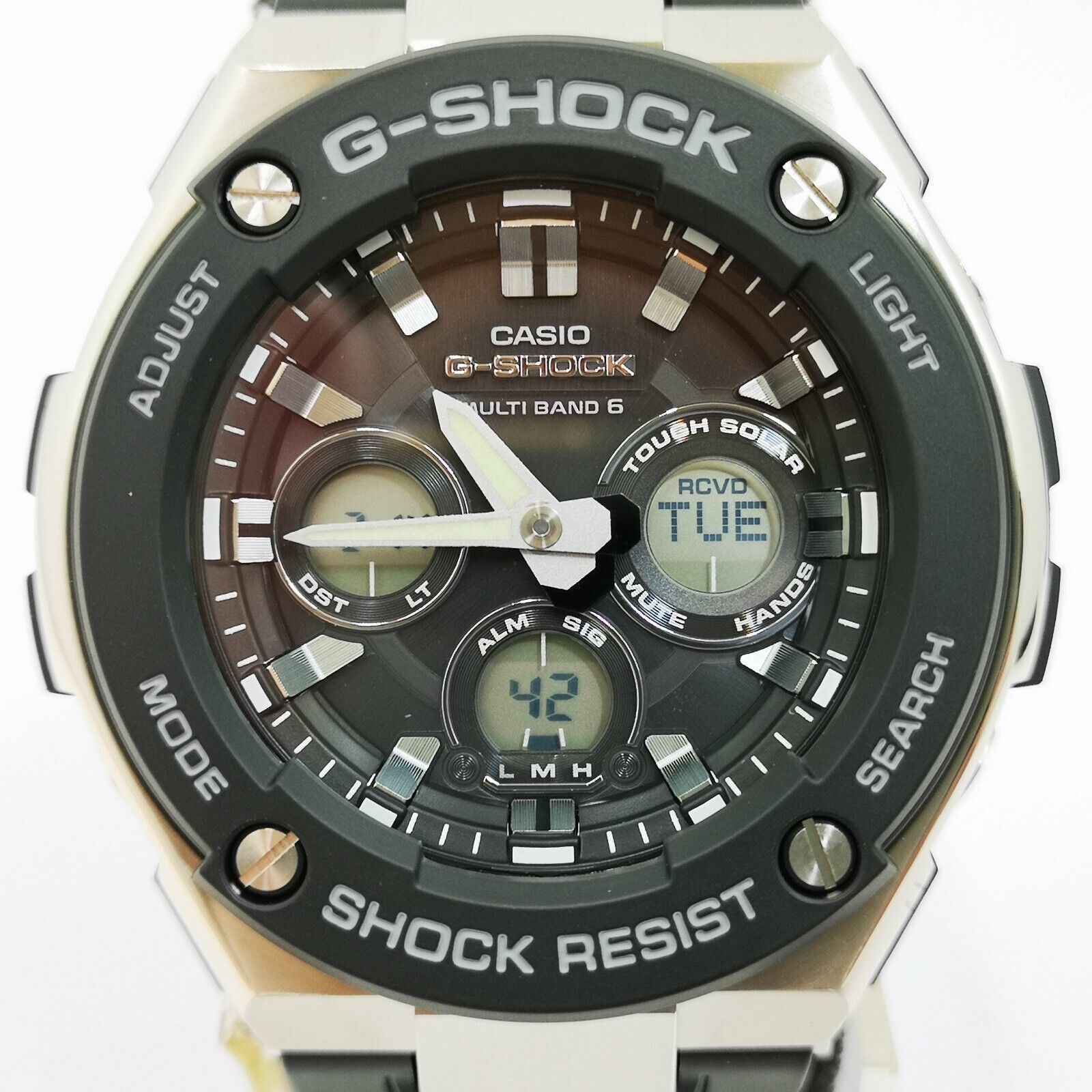 CASIO G-SHOCK G-STEEL GST-W300-1AJF Black Solar Atomic Men's Watch New in  Box