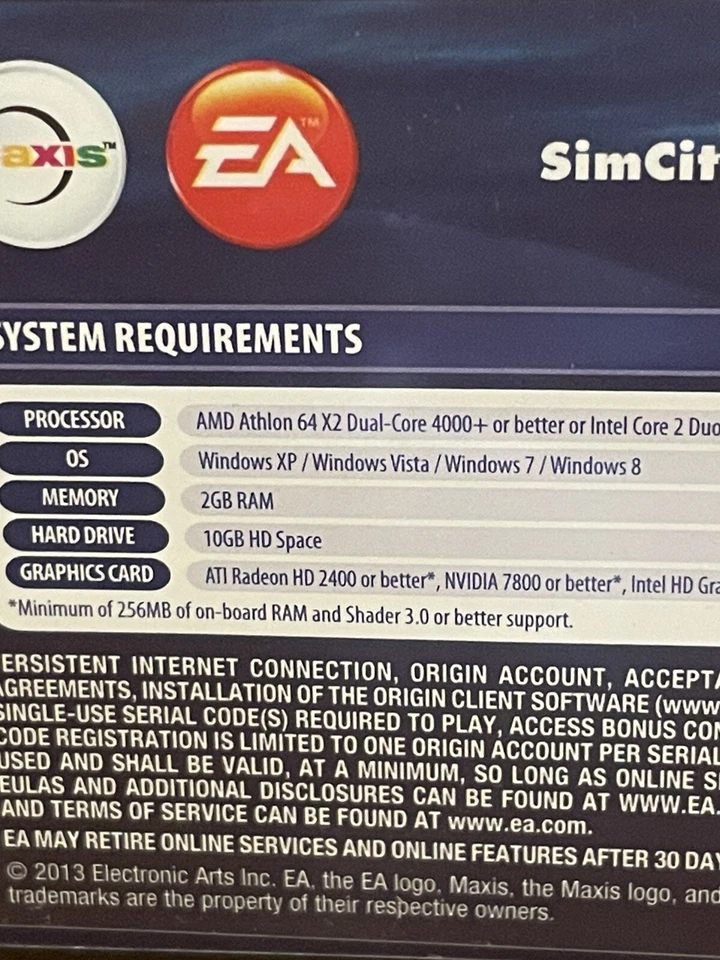 Sim City Limited Edition PC DVD ROM Working Free Post - Image 3 of 4