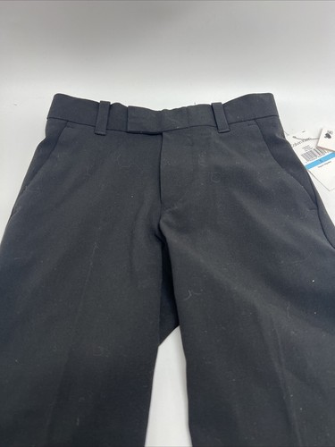 Calvin Klein K8D0045 Boys Slim Fit Poly Rayon Stretch Black Dress Pants 5 NWT - Picture 2 of 10