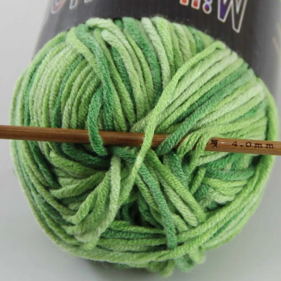 Sale New 1ballsx50gr Soft Baby Cotton Hand Yarn Colorful Socks Scarf Knitting - Image 3 of 4