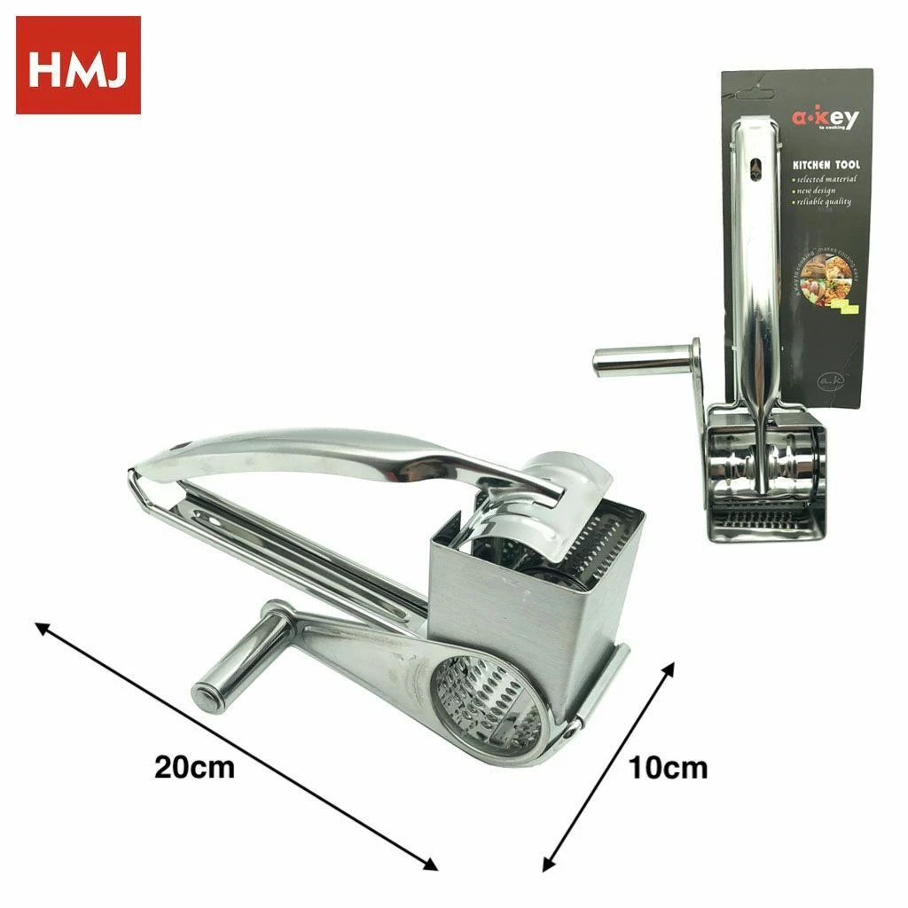 Grattugia Formaggio Con Contenitore In Tavola E Cucina