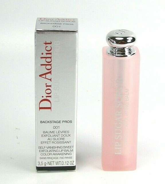 Dior Addict Lip Sugar Scrub Exfoliating Lip Balm 001 Color Awakening 0.