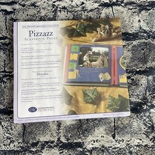 2003 Creative Memories 7X7 Pizzazz Album Pages Blue with red edges