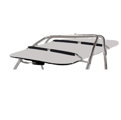 INDY Liquid Flat Wakeboard Tower Bimini 1580V Grey Canopy + 1 Pair Bimini Rack