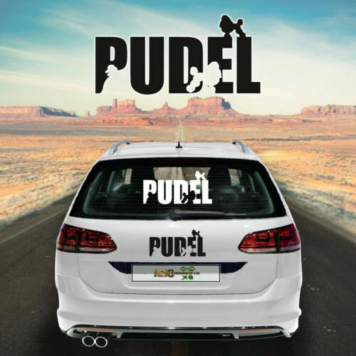 Wetterfeste Hunde-Schilder & -Plaketten für Pudel