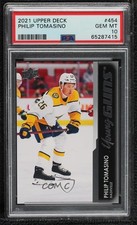 2021-22 Upper Deck Series 2 Young Guns Philip Tomasino #454 PSA 10 GEM MT 0x0t