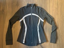 Lululemon Womens Track Jacket Size 8 Gray Lig...