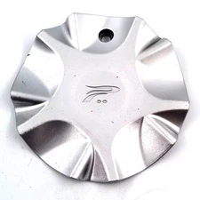 Platinum by Ultra Hyper Silver Bolt-On 6" Dia Wheel Center Cap P/N: 57721570F-1