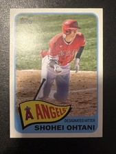 Shohei Ohtani 2021 Topps #T65-4 1965 Topps Redux Retro Los Angles Angles