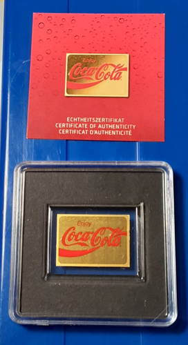 COCA COLA TRUCK 1/1000 Oz Gold Münze 3000 Francs Chad COCA COLA TRUCK 1/1000 Oz Gold Münze 3000 Francs Chad