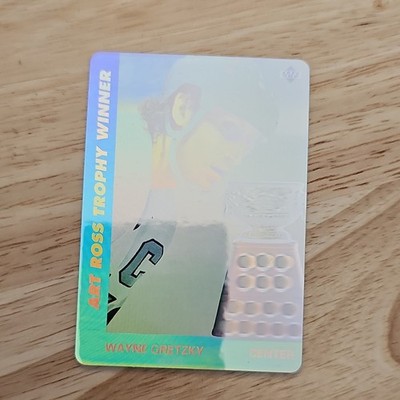 Upper Deck Wayne Gretzky Art Ross Trophy Winner Blank Back Insert Trophy Winner