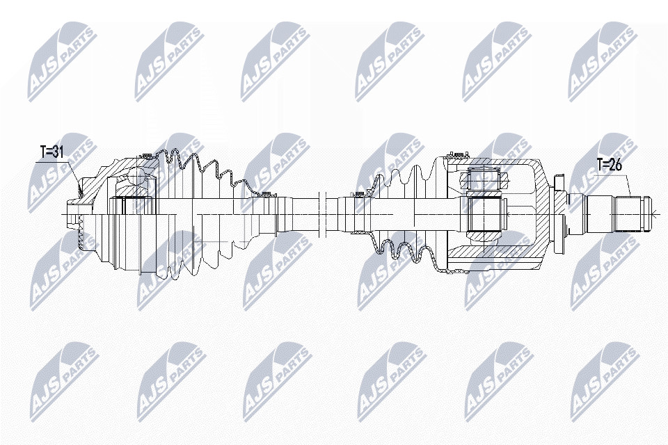 N.T.Y. NPW-BM-139.NTY Drive Shaft for BMW,MINI - Image 3